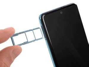 sim card tray won't open android|Samsung Galaxy A51 SIM Tray Removal .